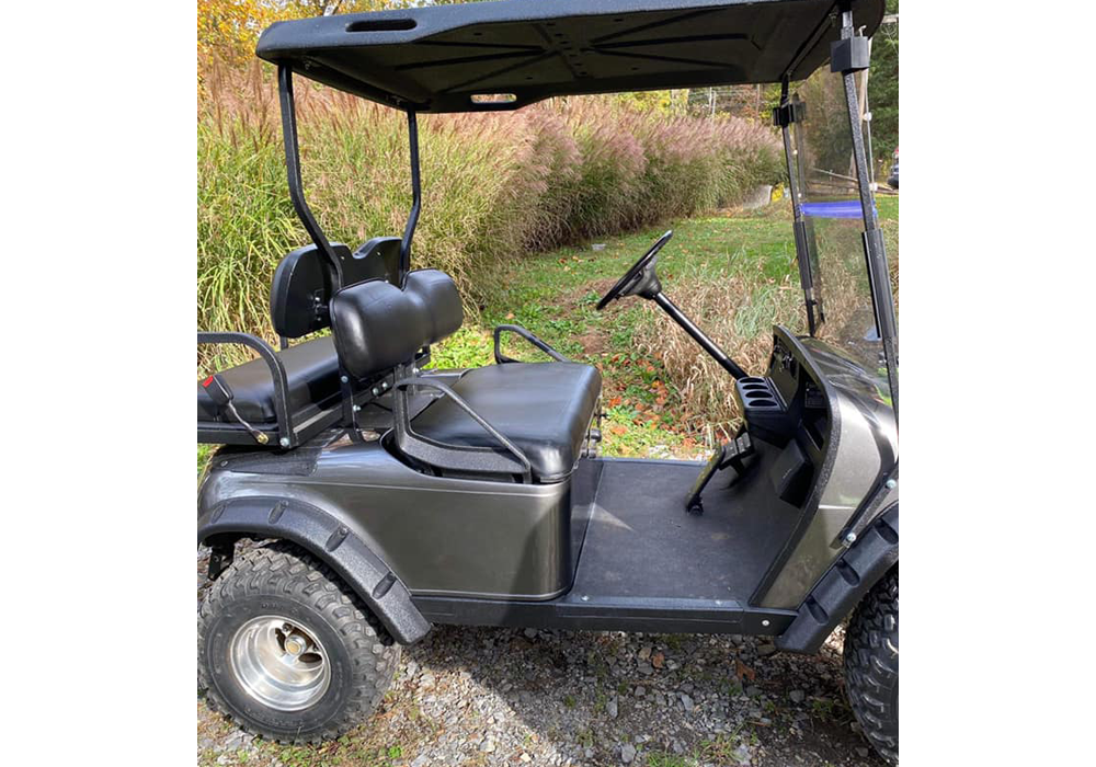 Smoke Metallic on Golf Cart