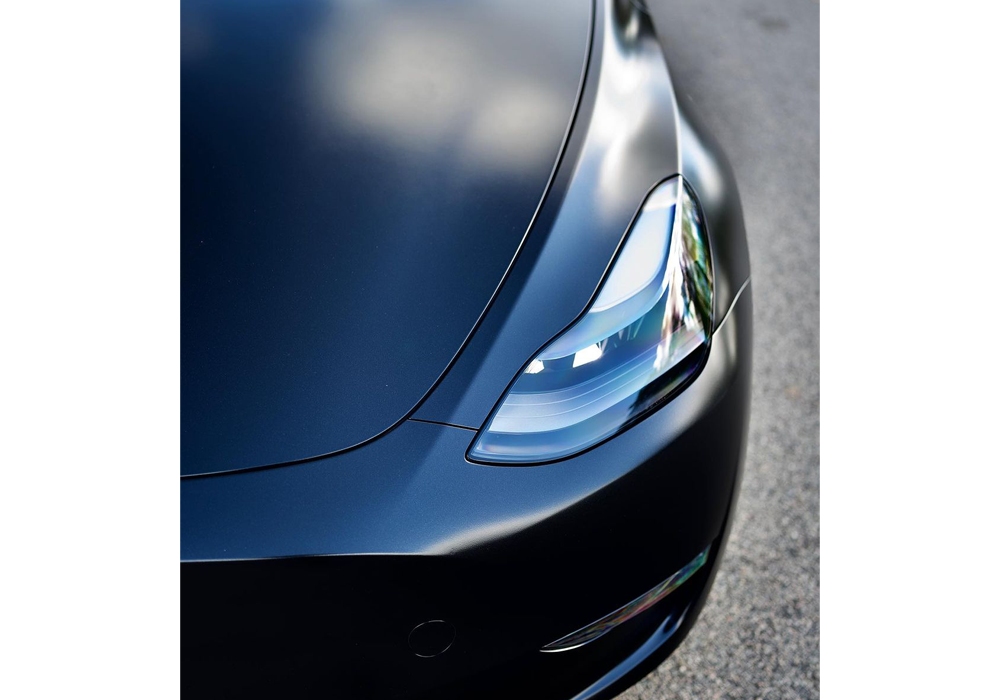 Diamond Silver over Pitch Black on Tesla Model Y