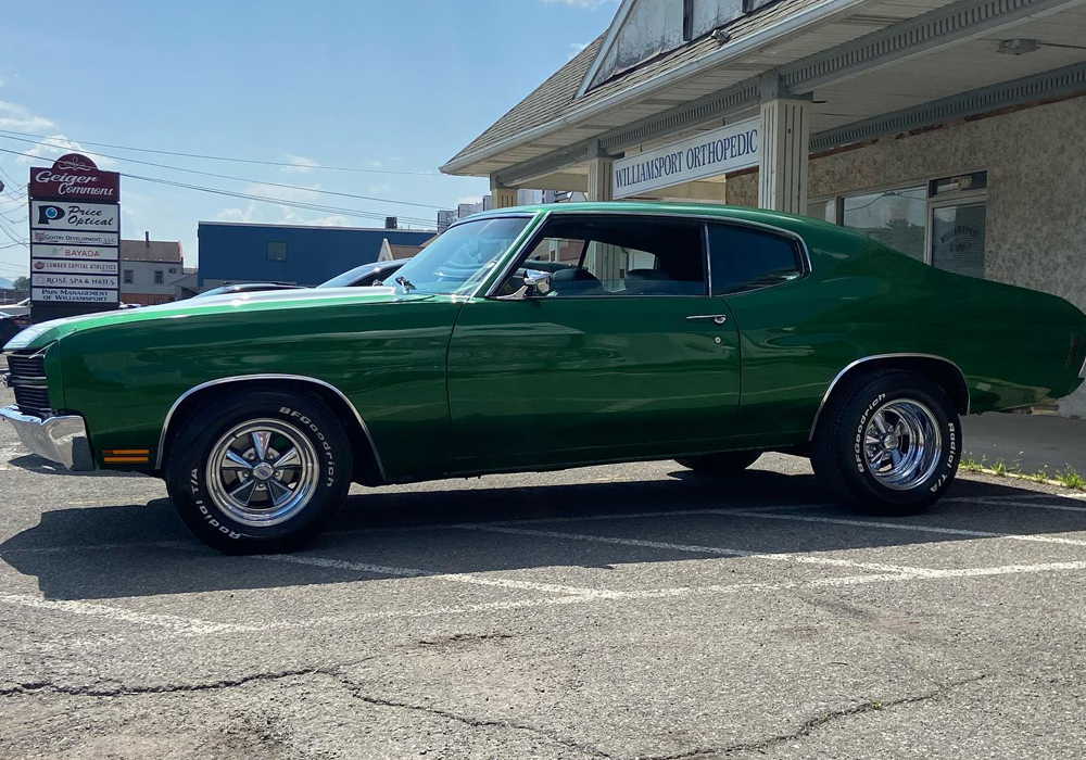 Shamrock Green Custom Color on Chevrolet Chevelle SS