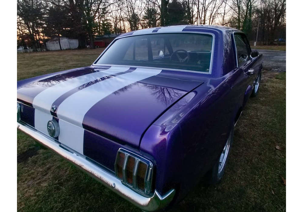 Purple Pop Pearl on 1966 Ford Mustang