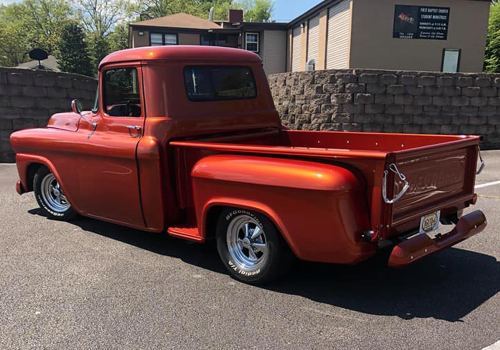 Toxic Sunburst on Chevy Pick-up Truck