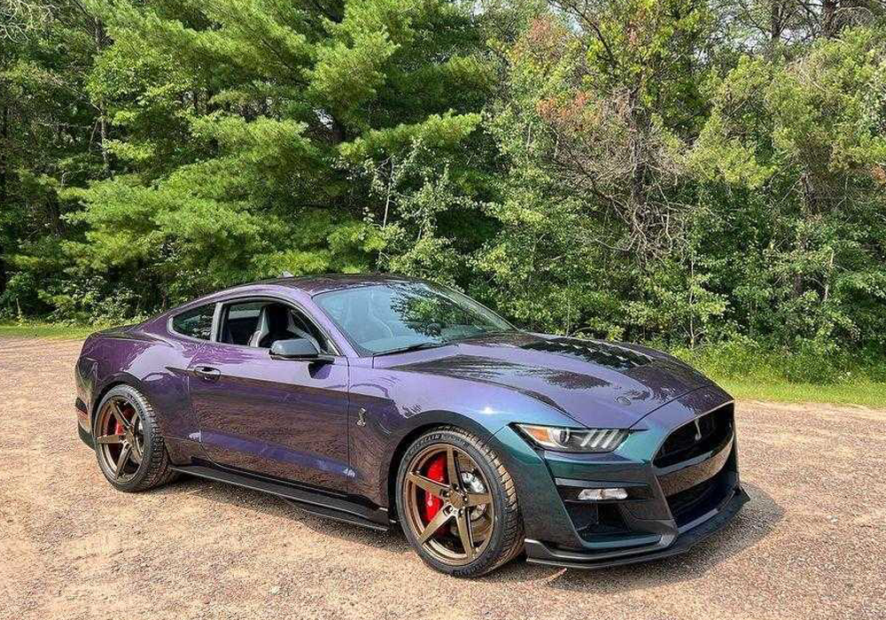 Mystic Chrome Alpha Custom Color on Mustang GT500