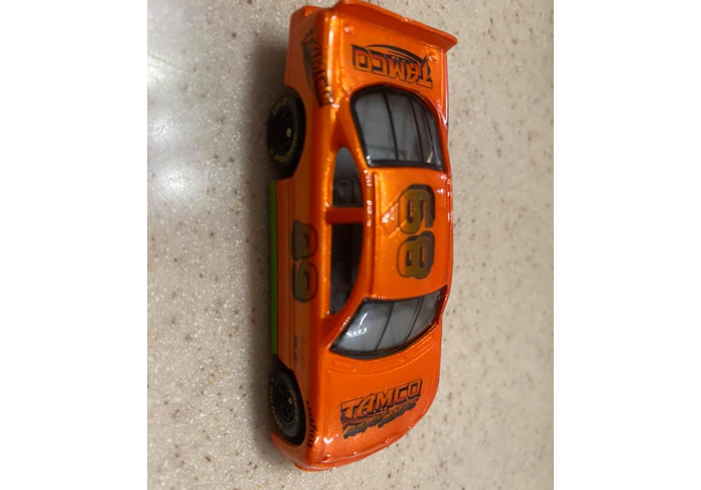 Orange You Mini on Mini Race Car