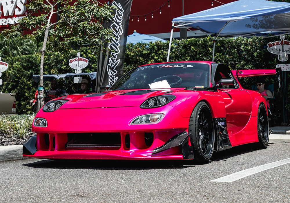 Lipstick Custom Color on Mazda RX7