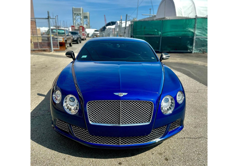 OEM Bentley Moroccan Blue on Bentley GT
