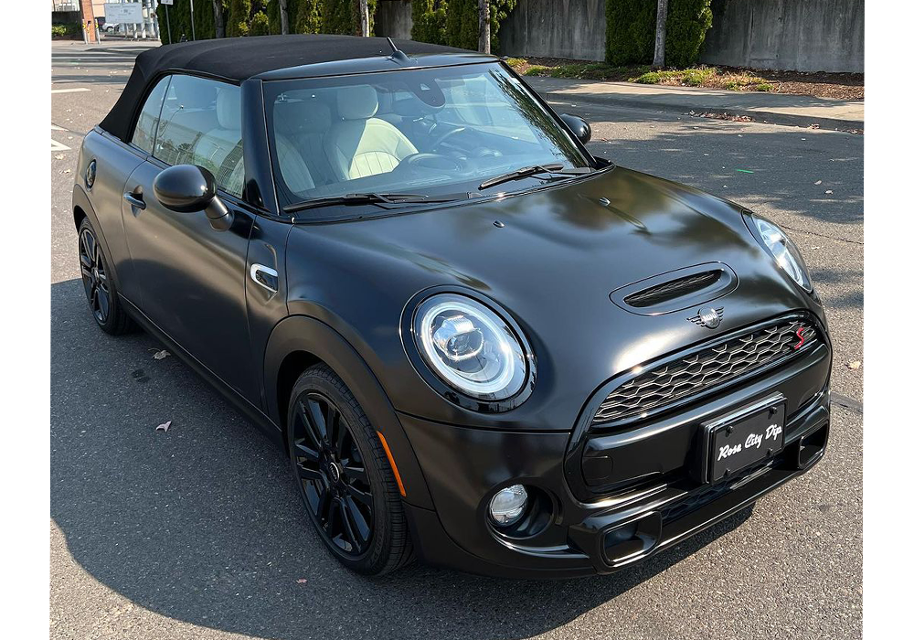 Truly Black Drop-In Pigment on Mini Cooper S