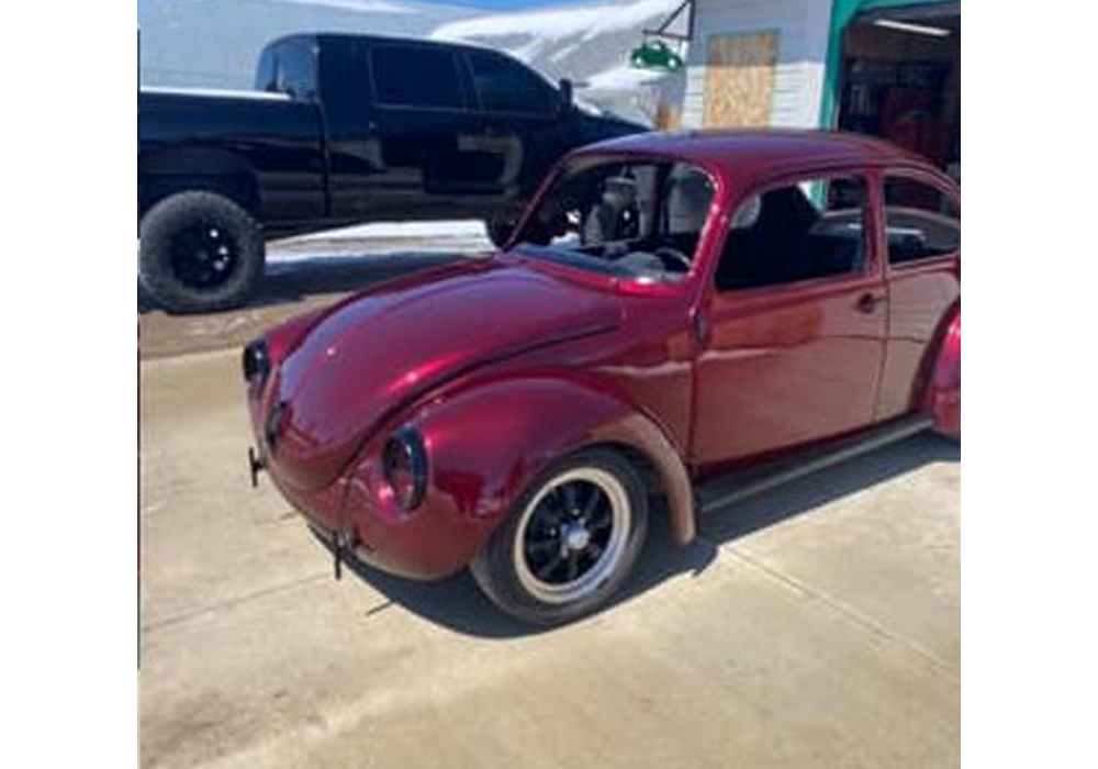 Rock-It-Red over Black on Volkswagen