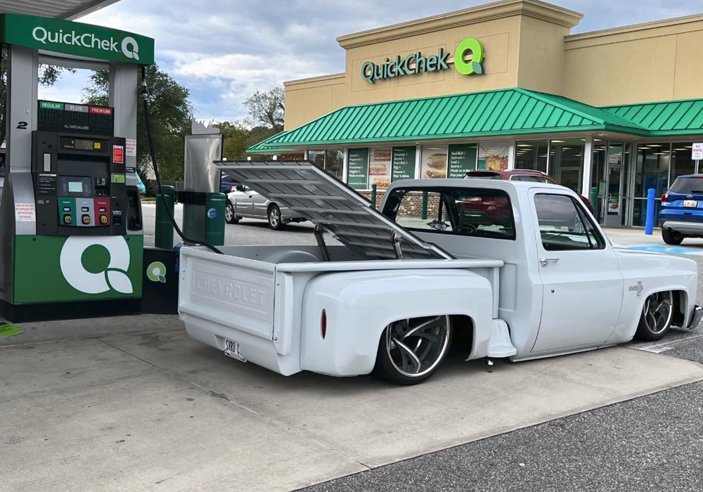 Blizzard Of Ozz ‘White’ Pearl Series on Chevrolet C10