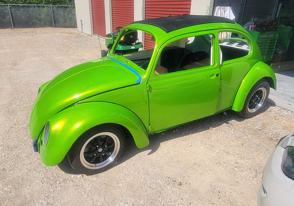 Sublime Green on Volkswagen Beetle