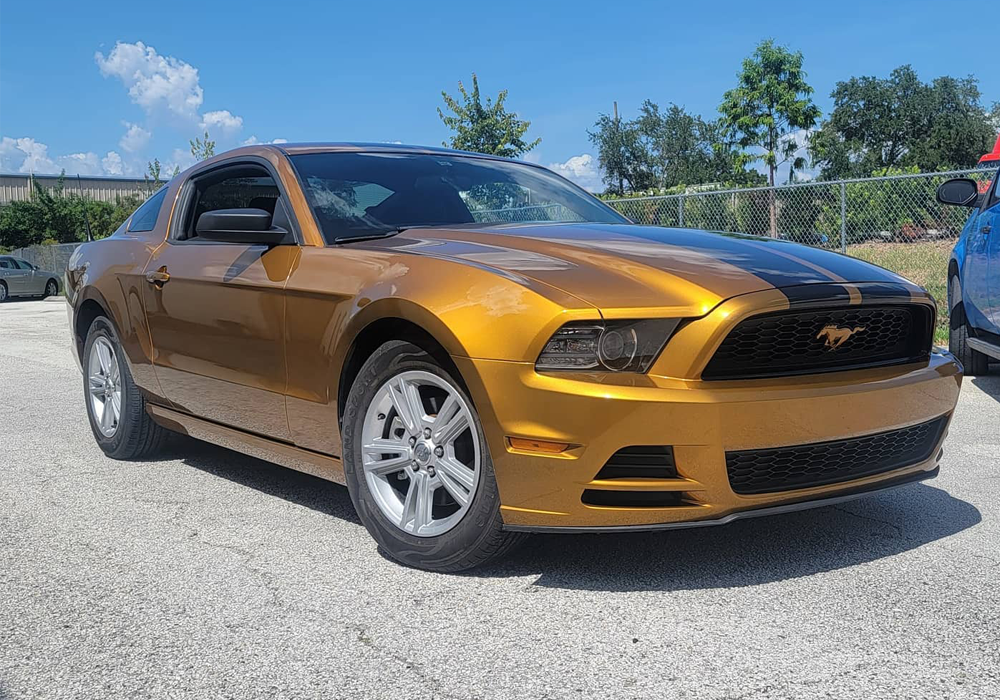 Lemonade Candy Concentrate on Ford Mustang