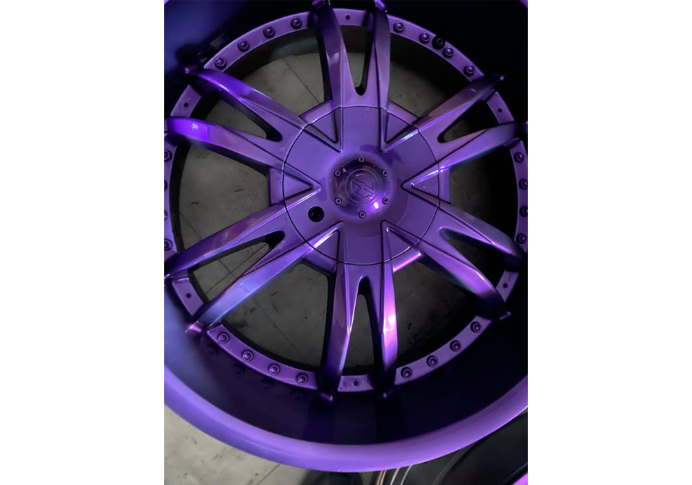 Stellar Series “Violet” on Custom Wheels