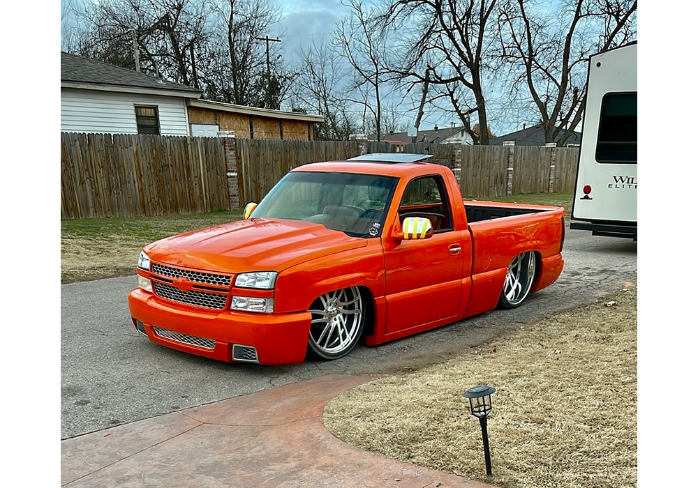 Orangesicle on Chevrolet Silverado