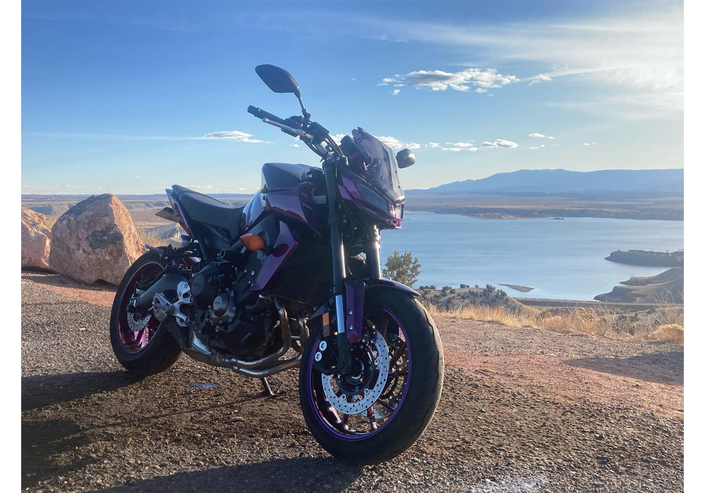 HooDoo VooDoo over Slick Silver on 2017 Yamaha FZ09