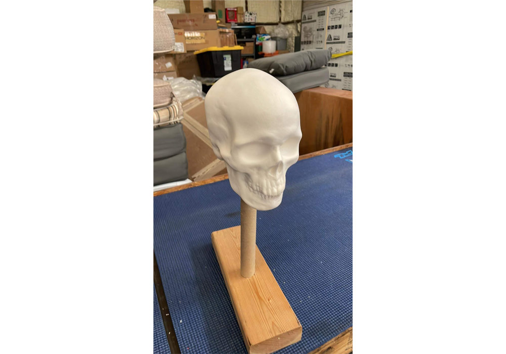 Aphrodite Super Colorshift on Ceramic Skull
