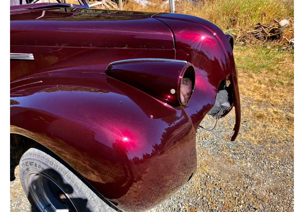 Ron Burgundy Pearl on 1939 Buick