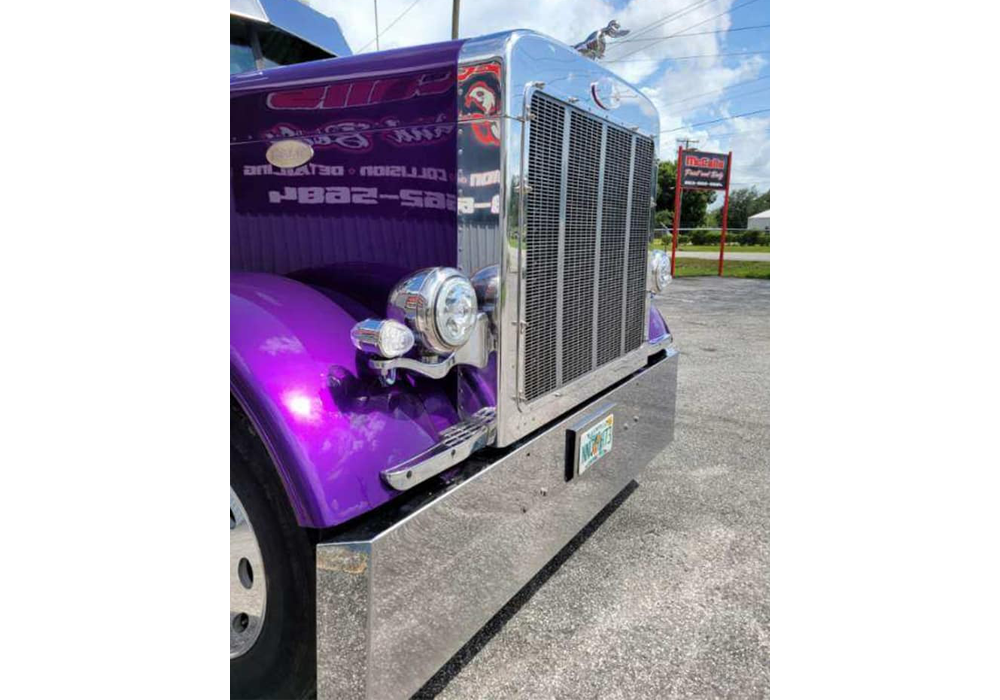 Purple Pop Pearl on Custom Truck