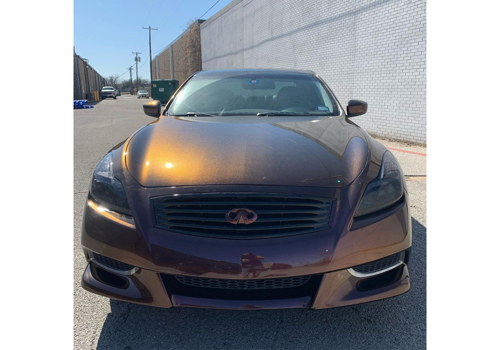 Diamond Red over Black base on Infiniti G37 S