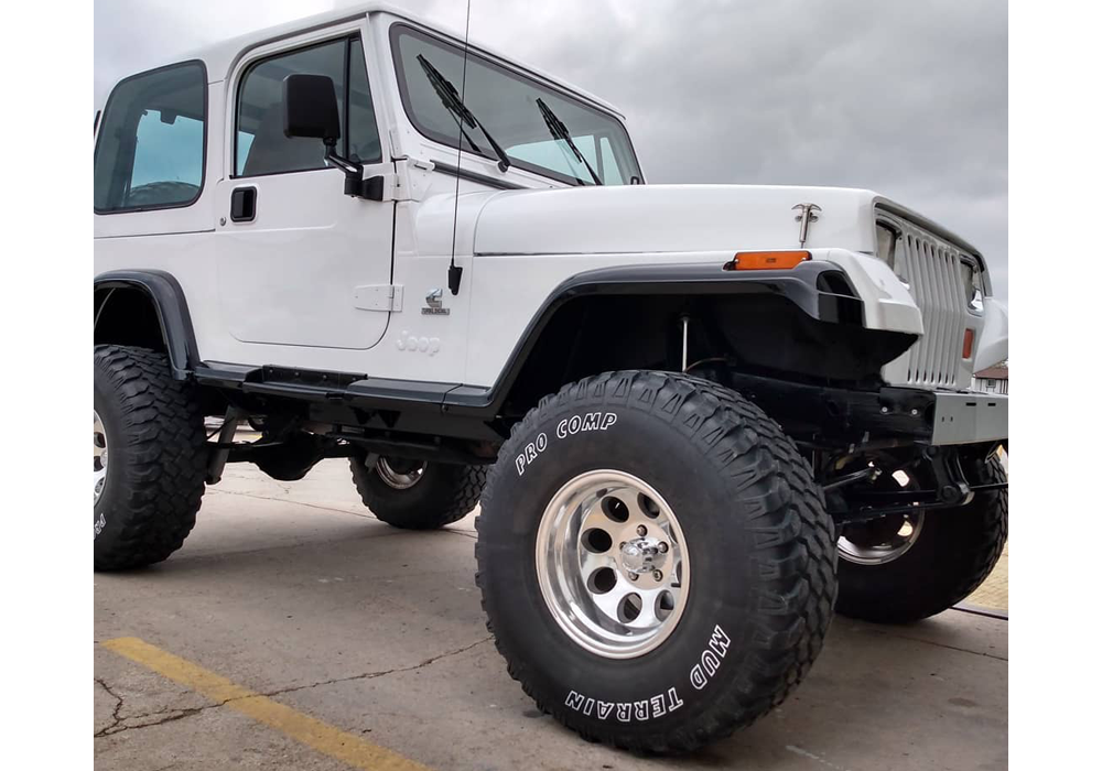 Blizzard Of Ozz ‘White’ Pearl Series on Jeep