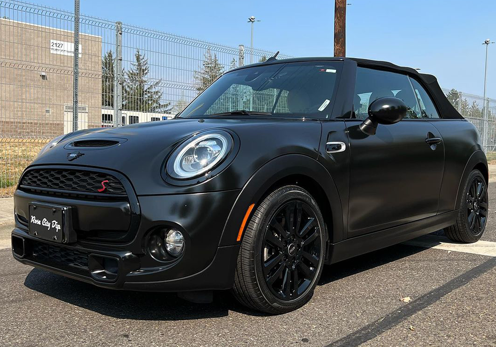 Truly Black Drop-In Pigment on Mini Cooper S