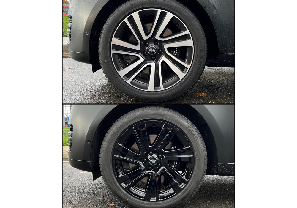 Truly Black Drop-In Pigment on Range Rover