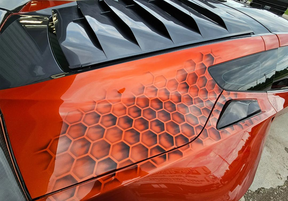 Shocktop Orange on Chevrolet Corvette Z06