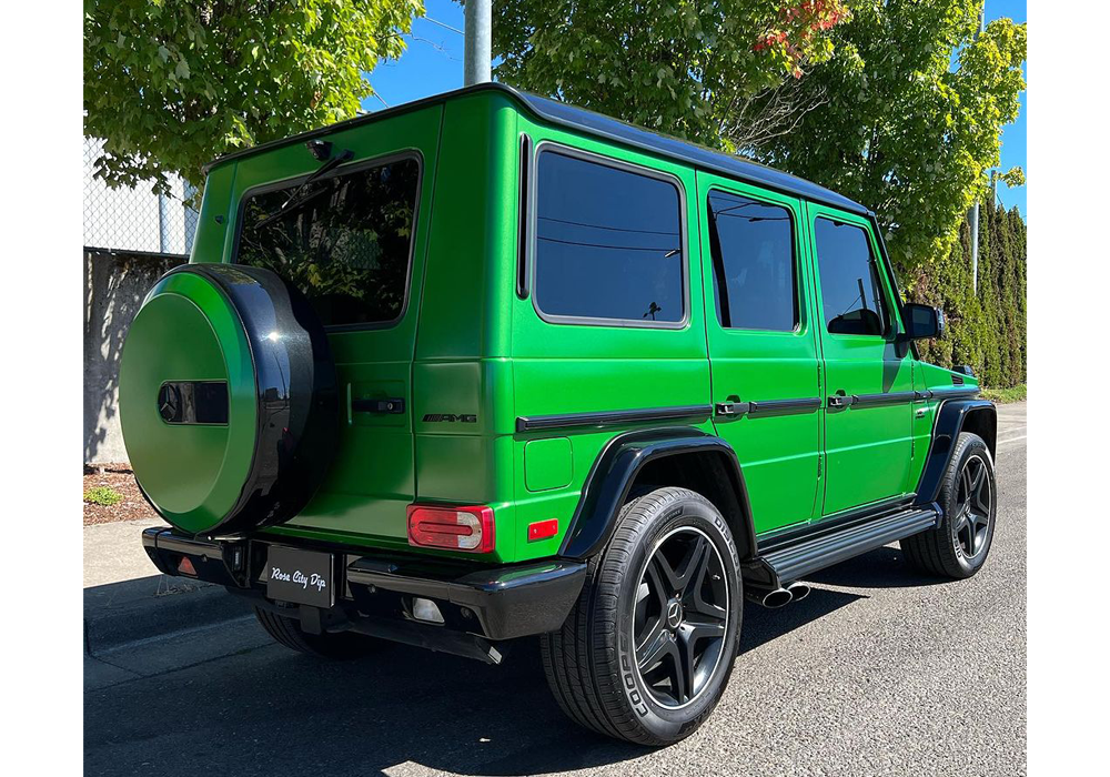 OEM Mercedes Benz Green Hell Magno on AMG G63 Mercedes