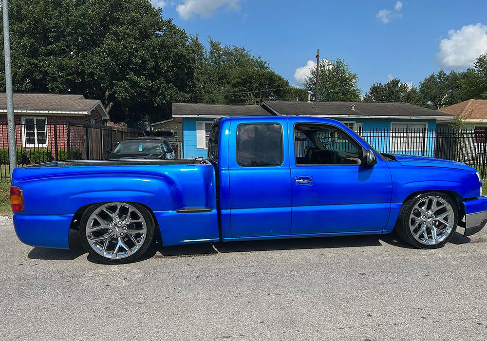 My Boy Blue over Slick Silver over Chevrolet