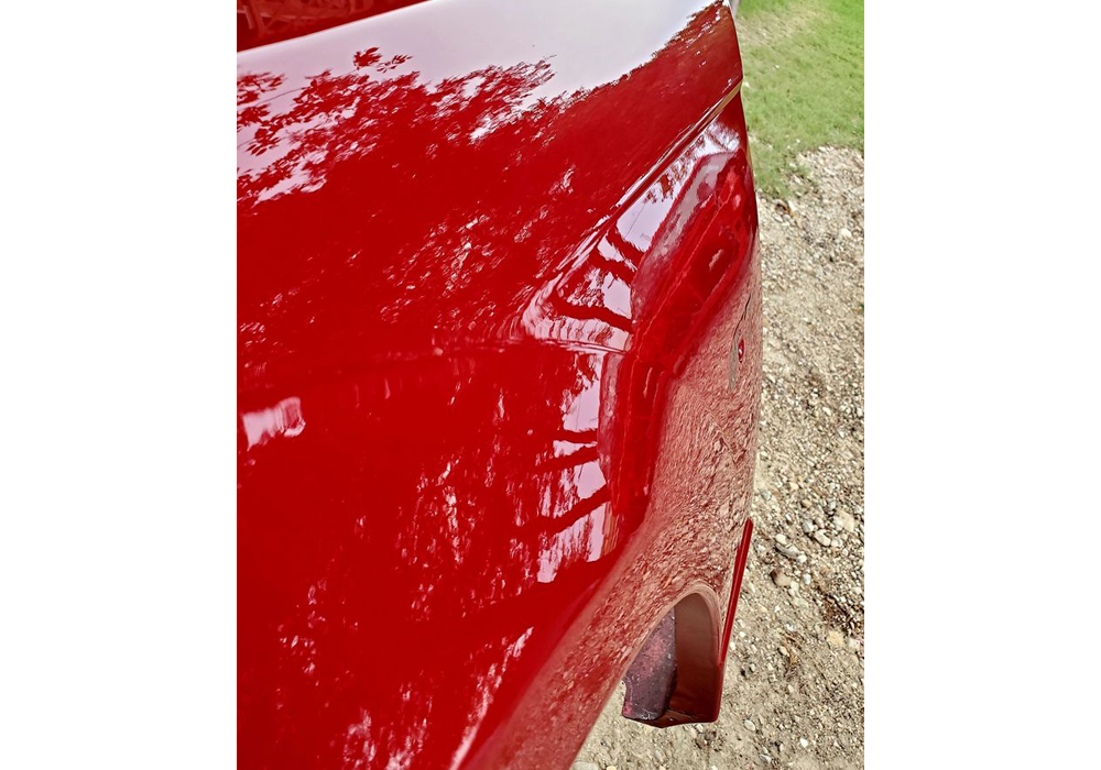 Tamco OEM Ford Performance Red Basecoat on Ford Mustang