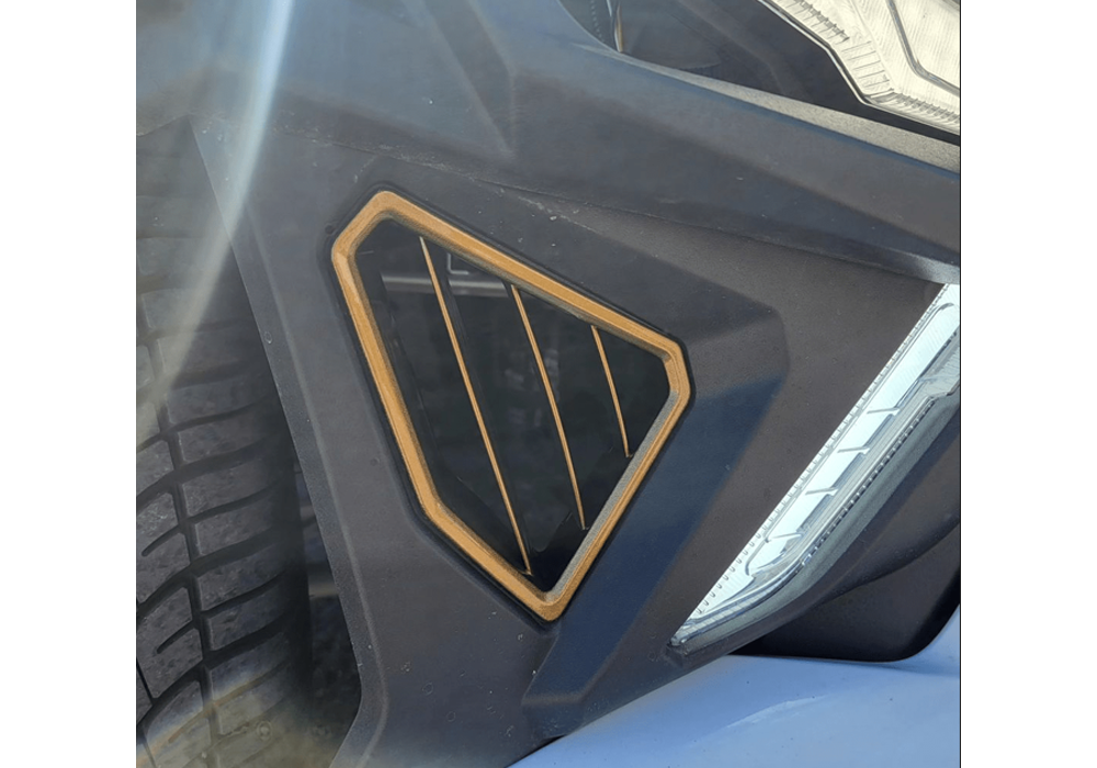 Egyptian Gold Solid Pearl on Polaris Slingshot