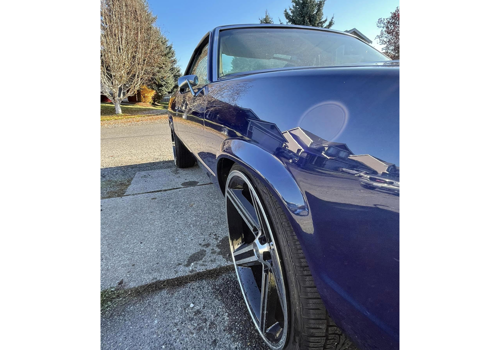 Bluetiful Metallic over Black on Chevrolet