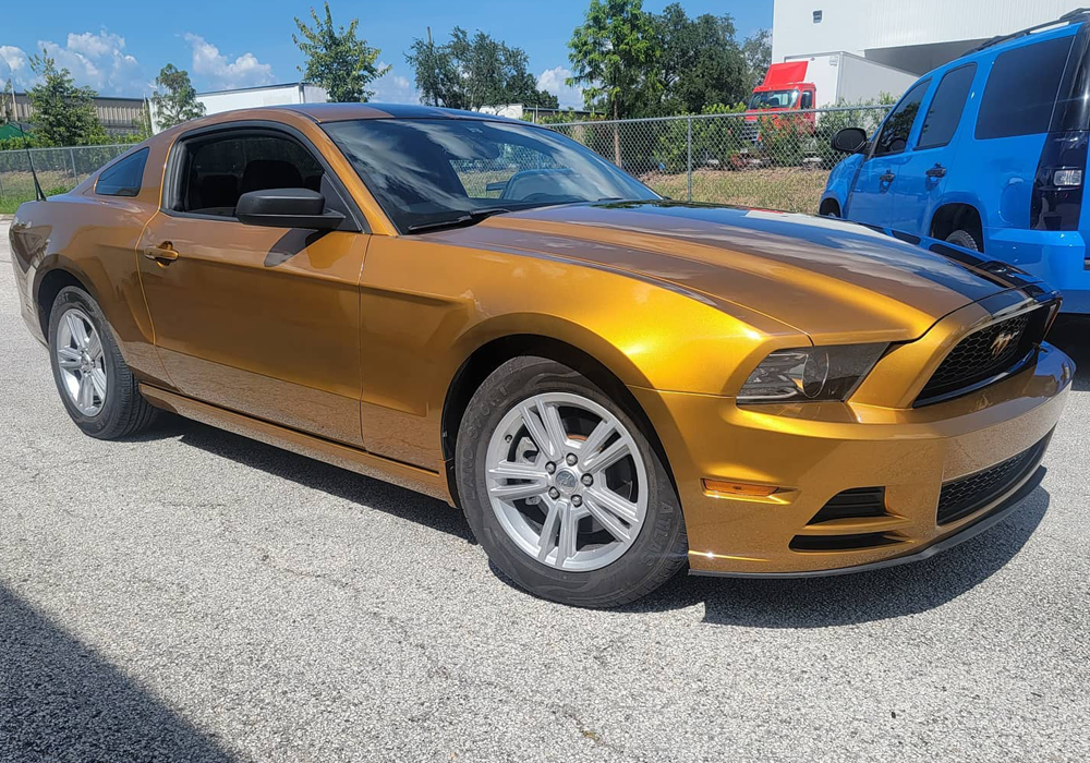 Lemonade Candy Concentrate on Ford Mustang