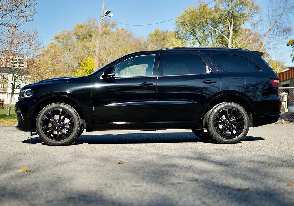 OEM Chrysler Brilliant Black Crystal on Dodge Durango