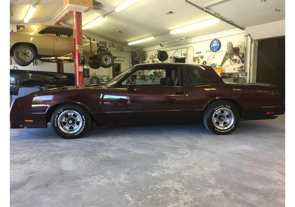 Ron Burgundy Pearl on 1984 Chevy Monte Carlo SS