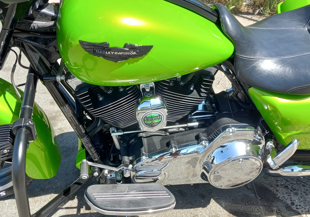Sublime Green on Harley Davidson