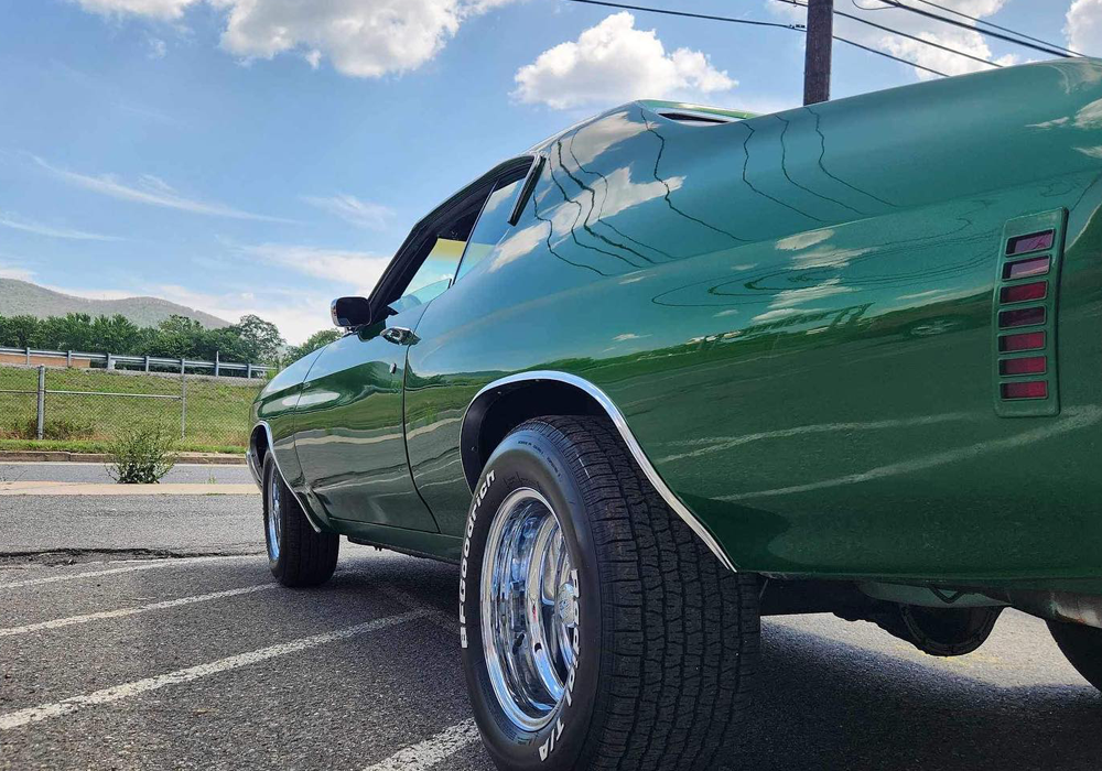 Shamrock Green Custom Color on Chevrolet Chevelle SS