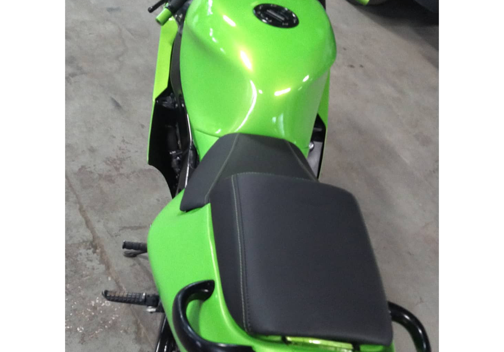 Toxicity Green on Custom Motorcycle