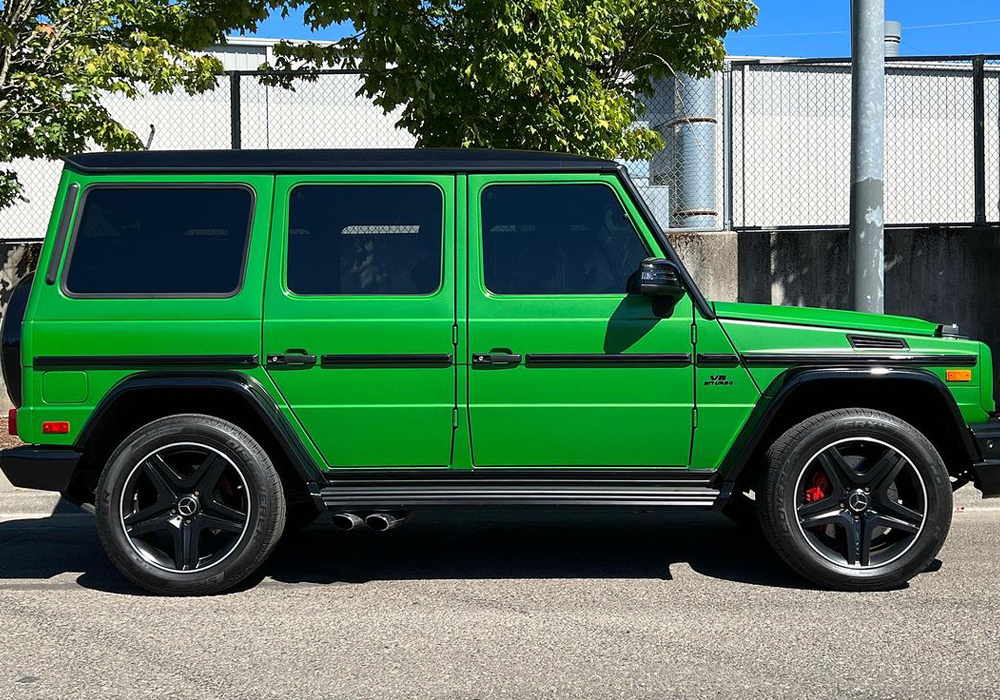 OEM Mercedes Benz Green Hell Magno on AMG G63 Mercedes