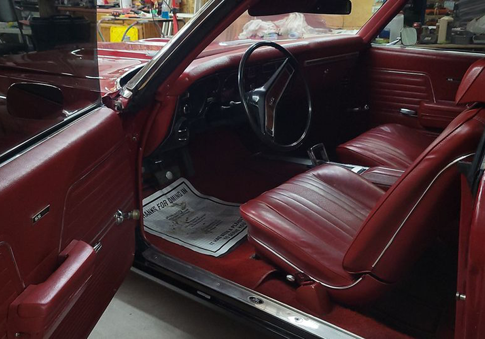 Throwback Garnet Red Custom Color on Chevelle SS