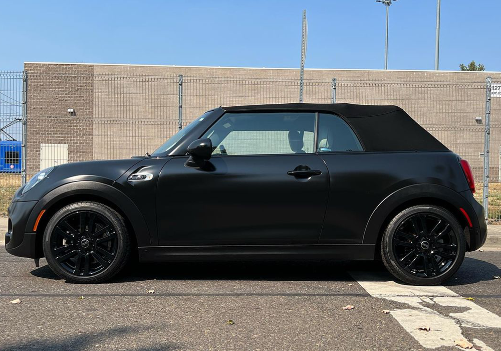 Truly Black Drop-In Pigment on Mini Cooper S