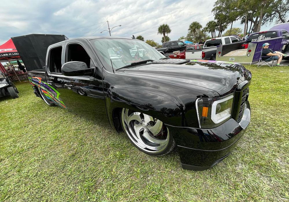 Sublime Green and Kit Brush FX Pinstriping Series on Custom Truck