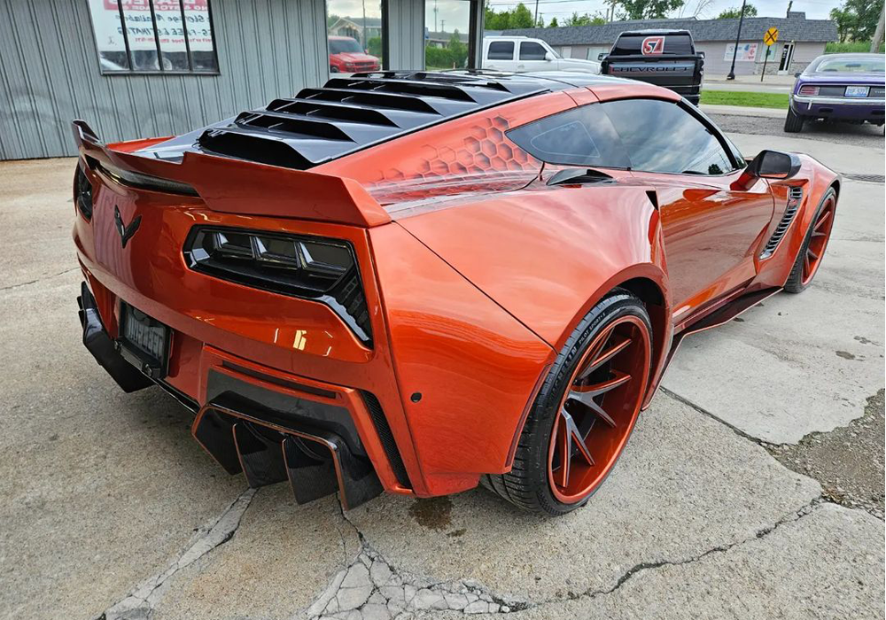 Shocktop Orange on Chevrolet Corvette Z06