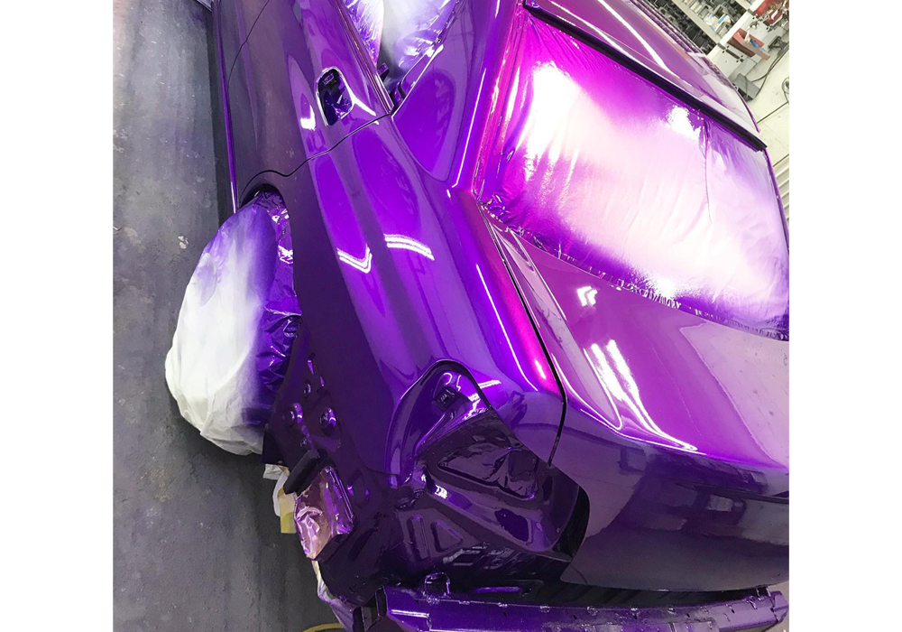Purple Pop Pearl on Subaru WRX