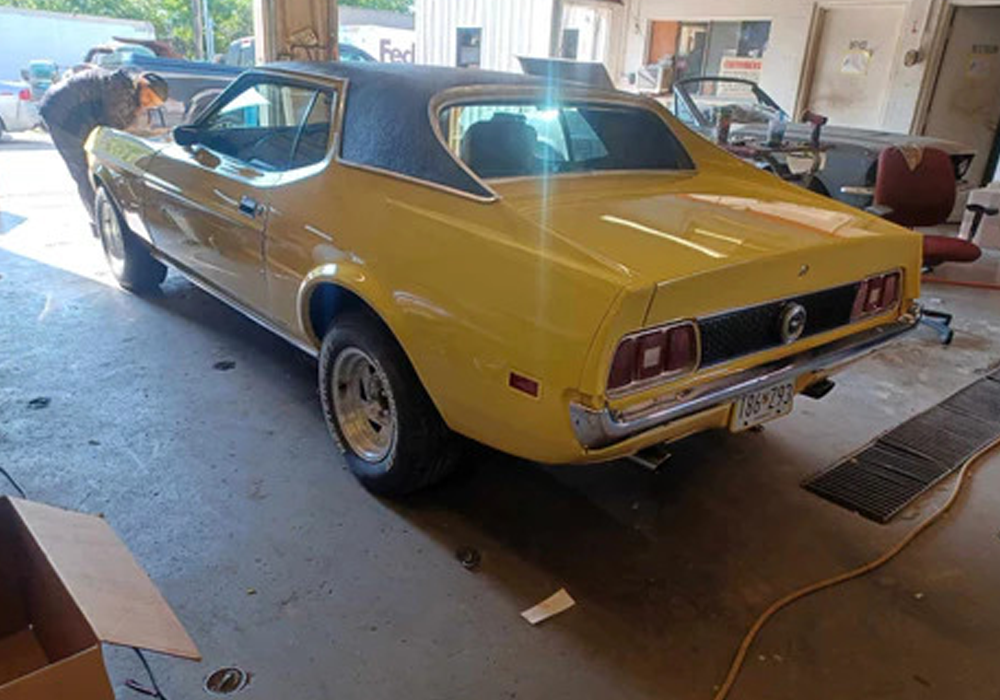 Tamco OEM Ford Medium Bright Yellow on 1972 Mustang