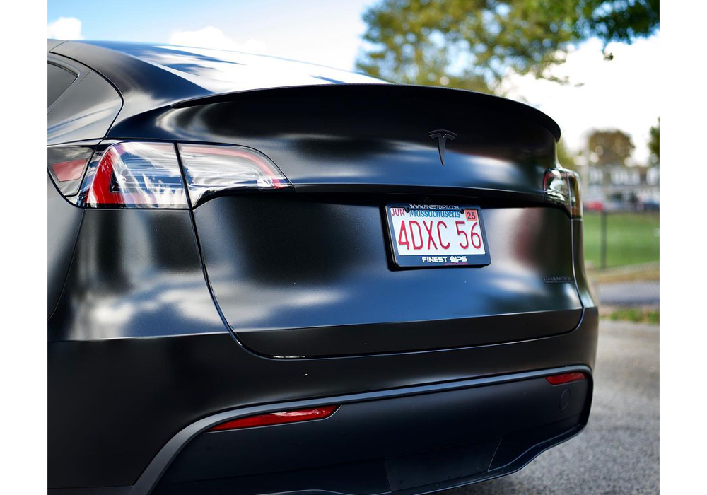 Diamond Silver over Pitch Black on Tesla Model Y