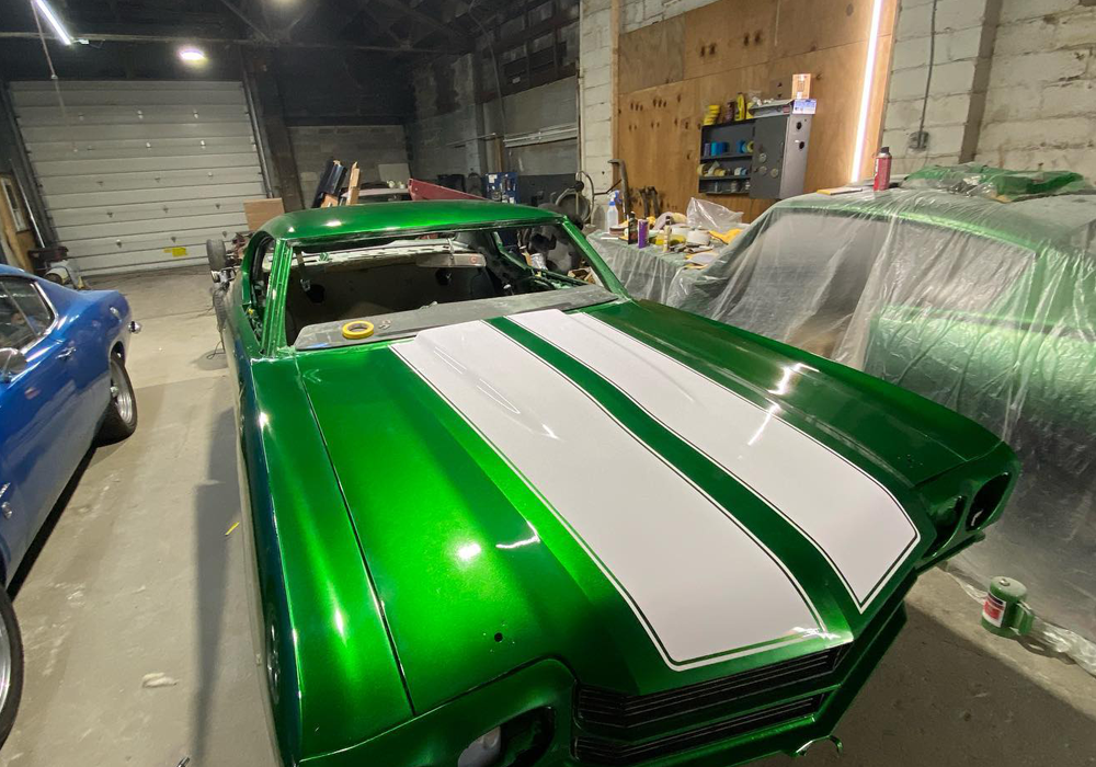 Shamrock Green Custom Color on Chevrolet Chevelle SS