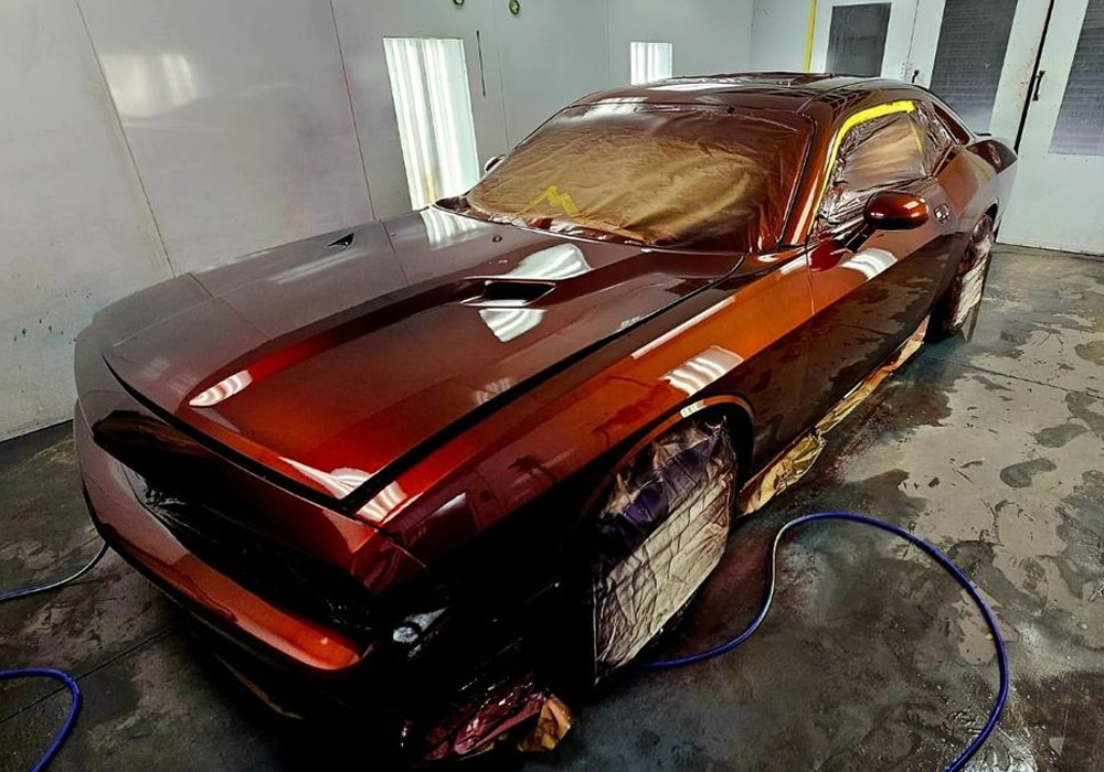 Molten Merlot on Custom Automotive