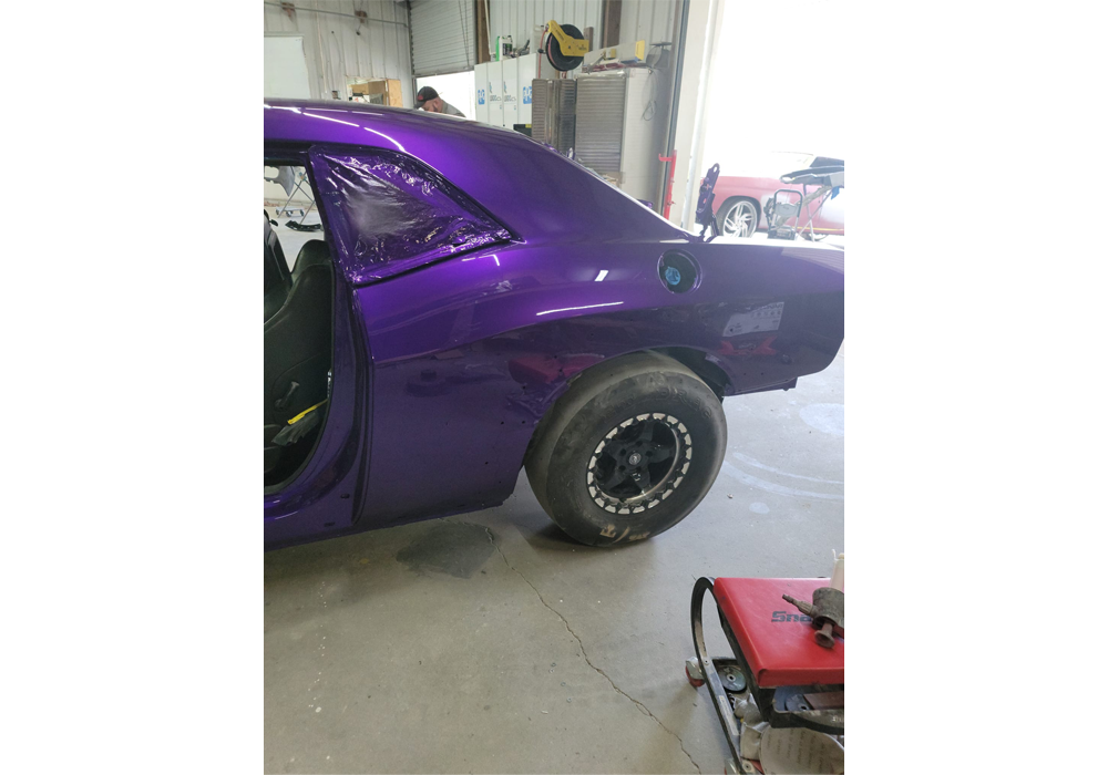 Violent Violette and Purple Pop Pearl on Dodge SRT