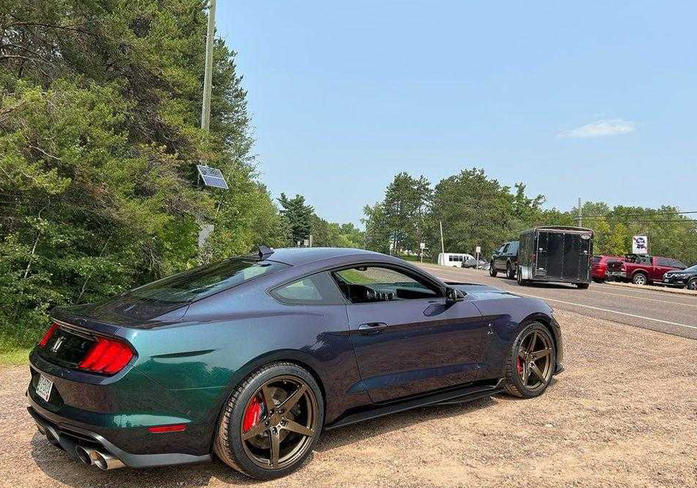 Mystic Chrome Alpha Custom Color on Mustang GT500