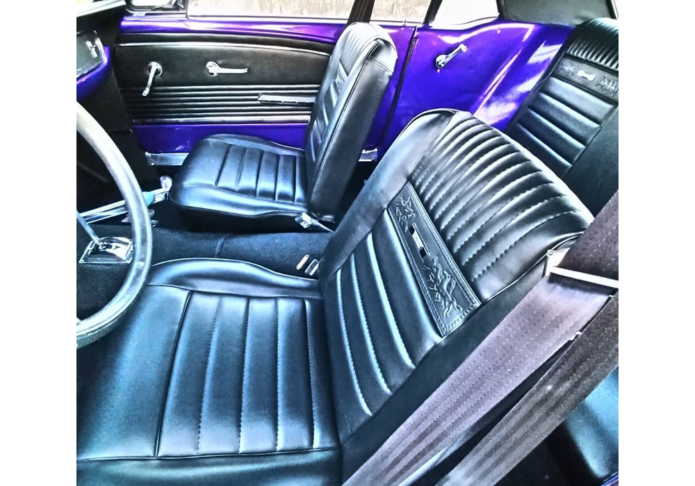 Purple Pop Pearl on 1966 Ford Mustang