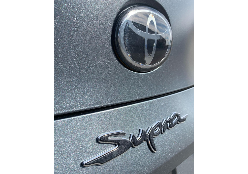 Gunpowder Gray on Toyota Supra